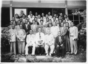 W. Edwards Deming with Japanese businessmen