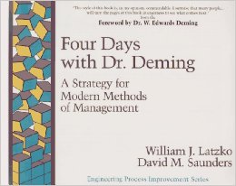 image of the cover of 4 Days with Dr. Deming