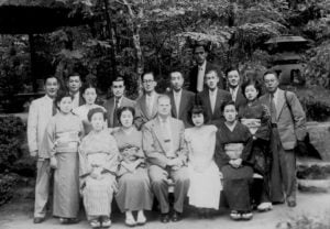 W. Edwards Deming with Japanese businessmen and their wives