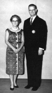W. Edwards Deming with Lola (his wife) after he was awarded the Second Order Medal of the Sacred Treasure