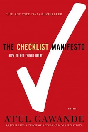 image of the book cover for Checklist Manifesto