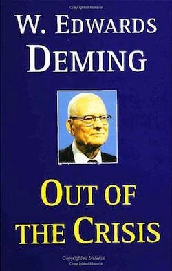 image of the book cover for Out of the Crisis