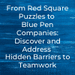 From Red Square Puzzles to Blue Pen Companies: Discover and Address Hidden Barriers to Teamwork